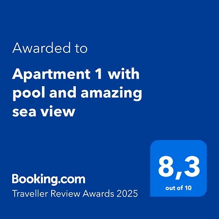 1 With Pool And Amazing Sea View *